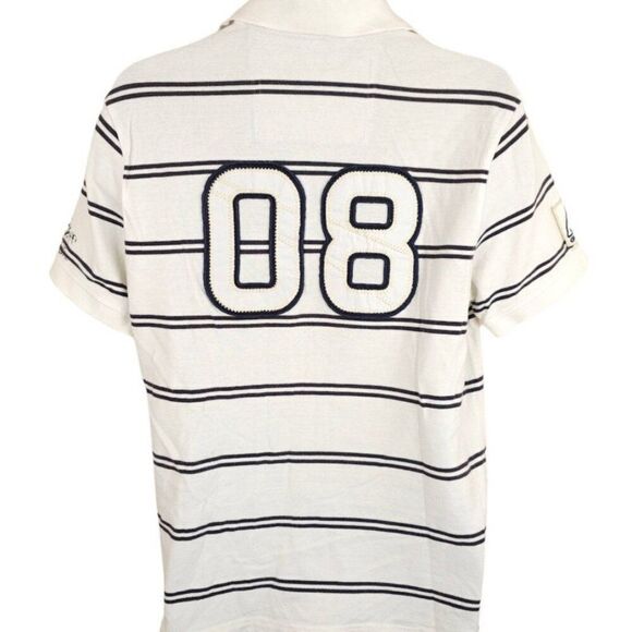 Vintage Les Voiles De St Tropez Polo Shirt Mens Size Large White Y2K Regatta - Picture 3 of 8
